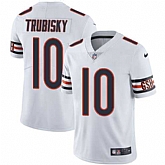 Nike Chicago Bears #10 Mitchell Trubisky White NFL Vapor Untouchable Limited Jersey,baseball caps,new era cap wholesale,wholesale hats